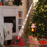 Mr. Christmas Animated Santa’s Christmas Crane with LED Star, 15 Carols & Extending Arm up to 44"