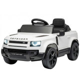 Qaba 12V Licensed Land Rover Defender Ride-On Car with Remote, Suspension & Music