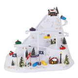 Mr. Christmas Winter Wonderland Animated Bobsled Ride with LED Lights & 30 Songs