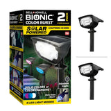 Bell + Howell Bionic Color Burst Solar LED Landscape Spotlights, 8-Pack, Color Changing