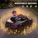 Qaba 12V Licensed Mercedes-AMG CLE 53 Kids Electric Ride-On Car with Remote