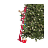 Mr. Christmas 40" Animated Climbing Reindeer Ladder with LED Lights & Music