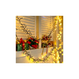 1000 LED Christmas Cluster Lights, 49 ft, Warm White, Green Cable, Remote & 8 Modes