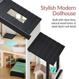 Best Choice Products 3-Story Wooden Dollhouse with 40 Furniture Pieces & Accessories