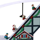 Mr. Christmas Animated & Musical Santa’s Ski Slope, 46.5" Holiday Display with Adapter