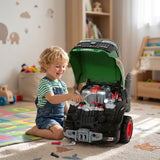 Qaba Large Truck Engine Toy Mechanic Repair Set with Lights, Sounds & Mist, 60-pc