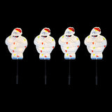Rudolph the Red-Nosed Reindeer Bumble Pre-Lit Christmas Pathway Markers, 12", 4-Pack
