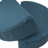 Qaba Modular Kids Play Couch with Foam Cushions & Removable Covers, 6 Pieces Foam