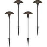 John Timberland Mushroom Bronze LED Landscape Lighting Set, 10-Piece