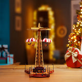 Mr. Christmas 90th Anniversary World’s Fair Animated Parachute Ride with 52 LEDs & 50 Songs