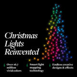 Home Heritage Lumations Wrapped Dome RGB LED Lights, 2-Pack, 16.3 ft & 50 LEDs Each, Twinkly App Control