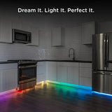 Enbrighten VIBE 16.4ft Smart LED Neon Rope Light, RGBWIC Color Changing with Tunable White