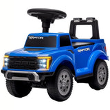 F150 Licensed Ford Raptor Toddler Ride-On Car with Headlights, Horn & Under-Seat Storage