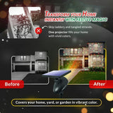 Bell + Howell Startastic Solar Laser Christmas Projector, Red & Green Star Shower, Remote Control
