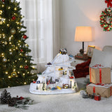 Mr. Christmas Winter Wonderland Animated Bobsled Ride with LED Lights & 30 Songs