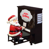 Mr. Christmas 10" Sing-A-Long Santa Interactive Piano Decoration with 24 Carols & 12 Song Sheets