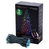 Home Heritage Lumations Wrapped Dome RGB LED Lights, 2-Pack, 16.3 ft & 50 LEDs Each, Twinkly App Control
