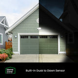 Home Zone Living Secure Twin-Head LED Motion Sensor Security Light, 3000 lm HALO Standby
