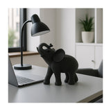 Sagebrook Home 7" Elephant Sculpture, Metallic Gold Polyresin Tabletop Figurine