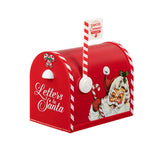 Mr. Christmas Santa’s Enchanted Mailbox with Disappearing Letter Effect, Holiday Sounds & Letter-Writing Accessories