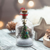 Mr. Christmas 5" Recordable Message in a Bottle with Decorated Sisal Christmas Tree