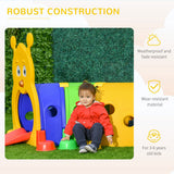 Qaba Caterpillar Crawl Tunnel, 4-Section Indoor & Outdoor Play Structure