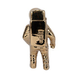 Sagebrook Home Ceramic Astronaut Sculpture, 11" Metallic Gold Space-Themed Tabletop Décor