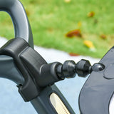 Qaba 3-in-1 Toddler Push Car with Canopy, Removable Handle, Lights & Music