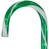 Northlight 28" Lighted Candy Cane Pathway Markers, Set of 6, Red & Green with 100 Lights