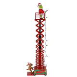 Mr. Christmas 50" Animated & Musical Grinch’s Lift with LED Lights