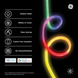 GE Cync Dynamic Effects Outdoor LED Light Strip Extension, 8 ft, Full Color & Music Sync