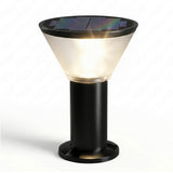Bell + Howell 12" Solar LED Bollard Pathway Light, 350 Lumens, 3 Color Modes with Ground Stakes