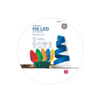GE StayBright C5 Diamond-Cut LED Christmas Lights, 150 Multicolor Bulbs, 37.2 ft Lighted Length