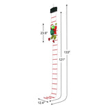 Mr. Christmas 10ft Outdoor Animated Rope Ladder Climbing Grinch with Lights, Music & Timer