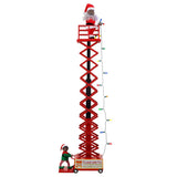 Mr. Christmas 50" Animated Santa’s Scissor Lift with 13 Multicolor LEDs & 15 Christmas Carols