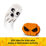 Halloween Wreath 40825, 617-Piece Indoor Hanging Decoration with Bat, Pumpkins & Ghost