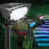 Bell + Howell Bionic Color Burst Solar LED Landscape Spotlights, 8-Pack, Color Changing