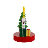 Kurt Adler Peanuts Snoopy & Woodstock Musical Lighted Christmas Tabletop Decoration