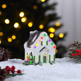 Mr. Christmas Nostalgic Ceramic Village House, 4.6" with LED Lights & 4-Hour Timer