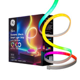 GE Cync Dynamic Effects Smart LED Light Strip, 16 ft, Full Color, Music Sync & Power Supply