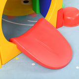 Qaba Caterpillar Crawl Tunnel, 4-Section Indoor & Outdoor Play Structure