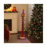 Mr. Christmas 50" Animated Santa’s Scissor Lift with 13 Multicolor LEDs & 15 Christmas Carols