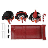 Mr. Christmas 38" Animated Outdoor Sledding Penguins with Chasing Lights & 6-Hour Timer