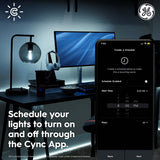 GE Cync Dynamic Effects Smart LED Light Strip, 16 ft, Full Color, Music Sync & Power Supply