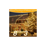 1000 LED Christmas String Lights, 330 ft, Warm White, Green Wire