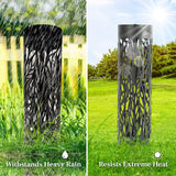 Bell + Howell Solar Bollard Pathway Lights, 4-Pack, 3500K LED