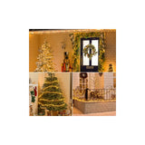 1000 LED Christmas Cluster Lights, 49 ft, Warm White, Green Cable, Remote & 8 Modes