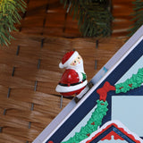 Mr. Christmas Animated & Musical Santa’s Ski Slope, 46.5" Holiday Display with Adapter