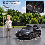 Qaba 12V Licensed Mercedes-AMG CLE 53 Kids Electric Ride-On Car with Remote