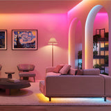 Govee 49.2ft Wi-Fi RGBIC Smart LED Strip Light with Music Sync and Voice Control